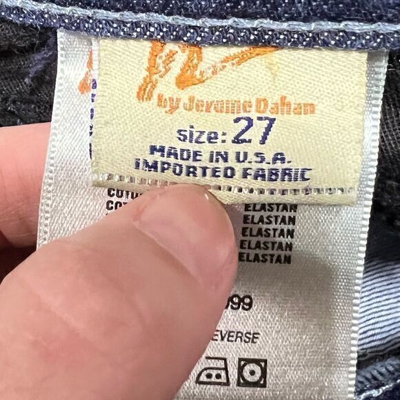 Citizens of Humanity Dita‎ Petite Bootcut Jeans Whiskering Fading Blue Size 27 - Picture 11 of 11